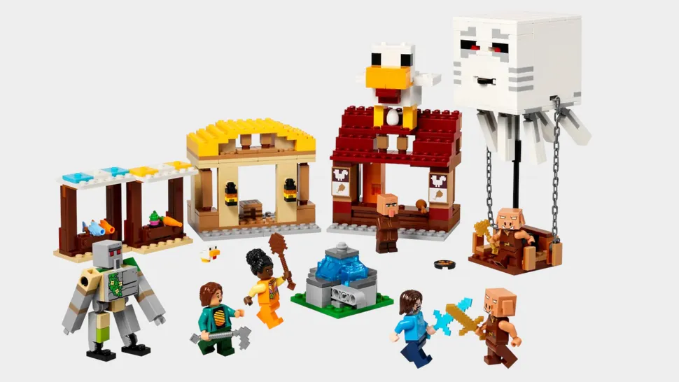Set di attacco di Ghast Balloon Village Movie Minecraft Lego
