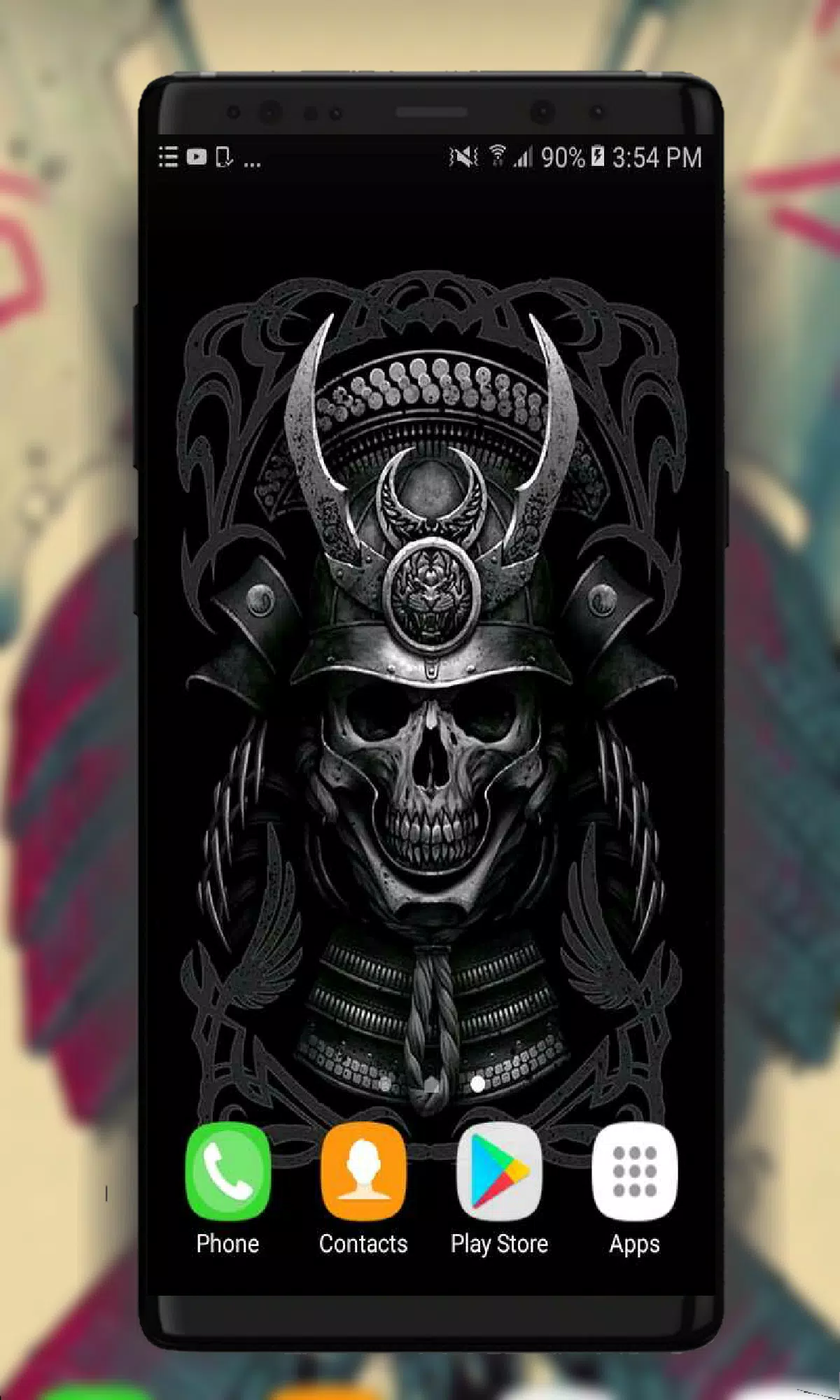 Samurai Art Wallpaper Captura de pantalla 3