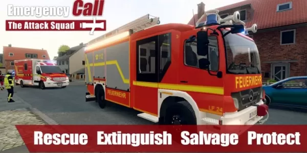 Скорая помощь 112: Запуск мобильного симулятора пожарных