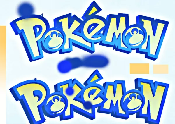 Pokémon logo color tests